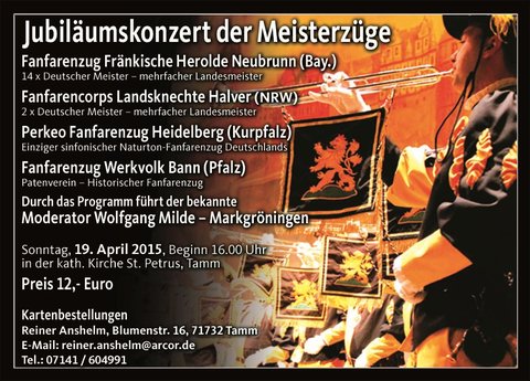 Teilnehmer des Kirchenkonzerts 2015