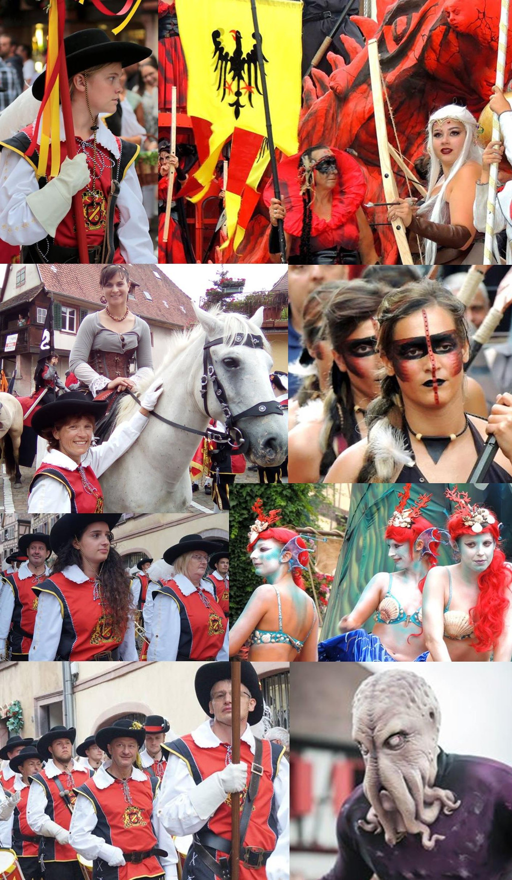 Der Fanfarenzug  in Ribeauville