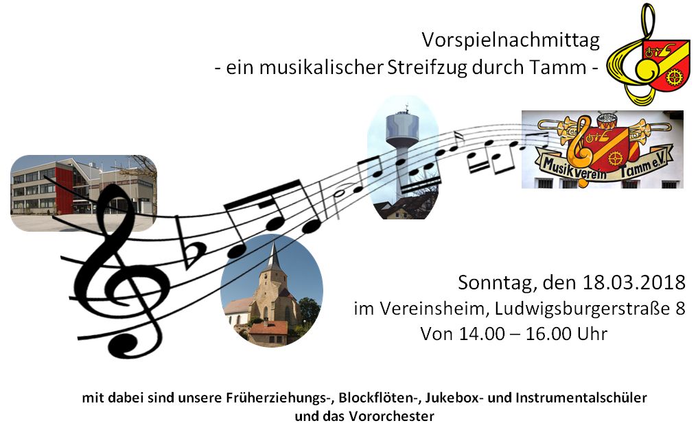 Plakat Vorspielnachmittag