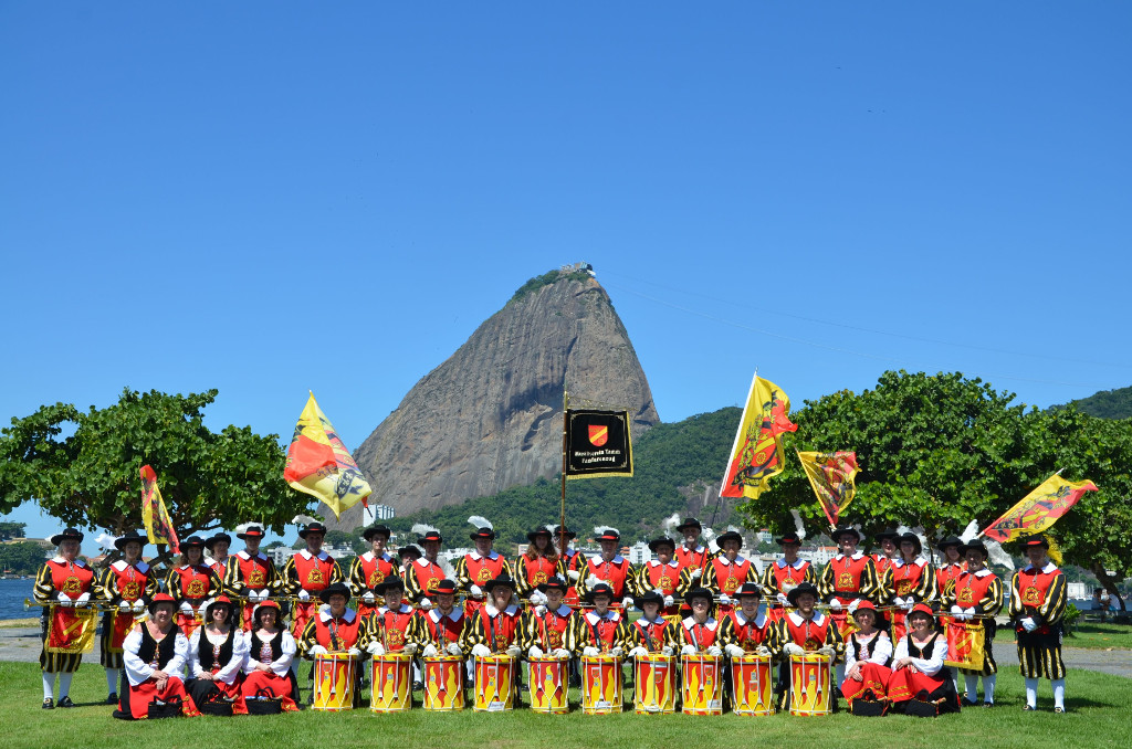 Fanfarenzug unterm Zuckerhut in Rio